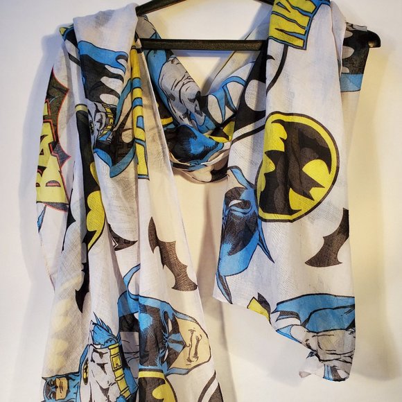 Semi-Sheer Batman Scarf - Picture 1 of 2